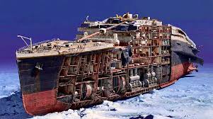 Inside the wreck of the Titanic 😨