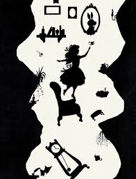 Black Alice In Wonderland Art Alice In Wonderland Down The Rabbit Hole Art Print A4 Print Etsy In 2020 Alice In Wonderland Silhouette Alice In Wonderland Paintings Alice In Wonderland Rabbit