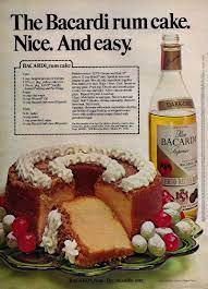 Soft Water Rum Cake Vintage Recipes Recipes