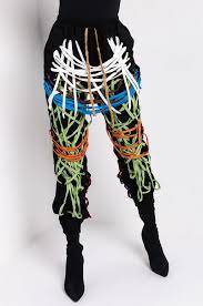 Akira Cotton String Me Up Joggers In Black Lyst