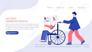 How to get wheelchair for free. Volunteer Help Disabled Woman In A Wheelchair Royalty Free Cliparts Vectors And Stock Illustration Image 137873279