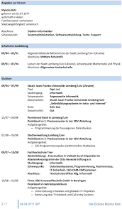 Lebenslauf Expose Mykola Bets Diplom Informatiker Schwerpunkt Systemadministration Softwareentwicklung Techn Support Pdf Free Download