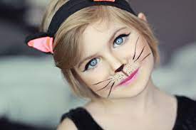 Cat Makeup Kid Costume Www Sunkissedandmadeup Com Halloween Makeup For Kids Cat Halloween Makeup Cat Makeup For Kids