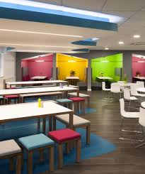 Uk Office Design Inspiration Colourful Breakout Space This Uk Officedesign Uses Bright Office Interior Design Office Interiors Office Design Inspiration