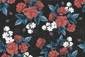 Going a bit lighter and relaxing for the eyes with only a few details but stressed out to a. Red Floral Pattern Flower Laptop Sticker Tenstickers