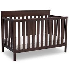 Delta Children Kingswood 4 In 1 Convertible Baby Crib Walnut Espresso Walmart Com Baby Cribs Convertible Baby Cribs Delta Children