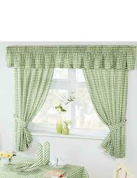 Country Gingham Kitchen Pelmets Chums