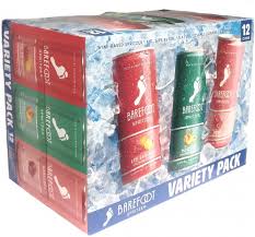 Barefoot sweet bubbly wines include: Barefoot Spritzer Variety 12 Pack Bottles And Cases