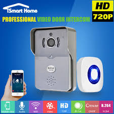 Wifi Wideo Telefon Drzwi Domofon Dzwonek Do Drzwi Z Kamera Wi Fi Bryzgoodporna Dzwonek Domofonu Ir Night Vision Camera Dla Bezp Intercom Home Security Doorbell