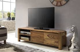 Wohnling Lowboard Boha 140 Cm Wl1 743 Aus Sheesham Massivholz Wohnzimmer Holz Fernsehen Rustikal Landhaus Dunkel Zimmereinrichtung Tv Mobel Unterschrank