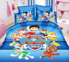Blue Paw Patrol Dog Bedding Bed Linen Set Boy S Bedspreads For Twin Double Size Beds 3pcs Include Comforter Duvet Covers Paw Patrol Bedding Paw Patrol Bed Set
