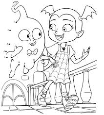 In these pages, vee is doing various poses such as dancing, playing musical instrument, and simply jumping. Vampirina Coloring Pages 100 Pictures Free Printable