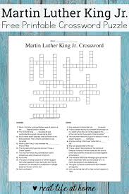 Use the printable html button to get a clean page, in either html or pdf, that you can use your browser's print button to print. Martin Luther King Jr Crossword Puzzle Free Printable For Kids