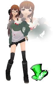 Mmd Futaba Sakura Winter Model Download By Twosidedmmd Deviantart Com On Deviantart Model Sakura Persona 5