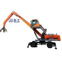 20t Jg220z Digger Is Loading Scrap Metal Hydraulic Scrap Steel Grabber  Excavator
