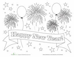 Happy New Year Coloring New Year Coloring Pages
