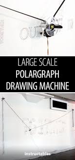 Large Scale Polargraph Drawing Machine W Retractable Pen Head Drawing Machine 3d Printing Business 3d Printing Machine