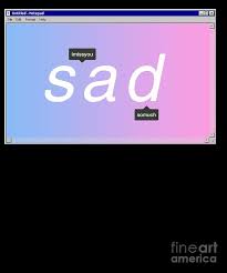 5 out of 5 stars. Sad Aesthetic Vaporwave Gift Notepad Window Emotional Design Digital Art By Dc Designs Suamaceir