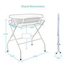 Bebe style baby changer & bath unit, £74.99. Igleys Thermo Sensor Foldable Bathtub With Stand
