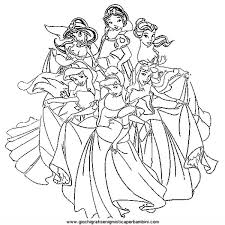 Le Principesse Disney Disegni Da Colorare Principesse Disney