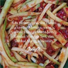 Sambal dengan perpaduan mangga muda juga enak ditambah dengan teri renyah dan gurih. Siapa Pecinta Sambal Mangga Berikut Nasi Ayam Ambyar Facebook