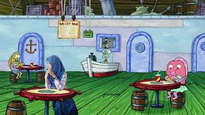 In The Krusty Krab Spongebob Wallpaper Spongebob House Desktop Wallpaper Simple
