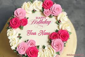 Happy birthday cake images wishes. Write Names And Wishes On Lovely Birthday Cake Online