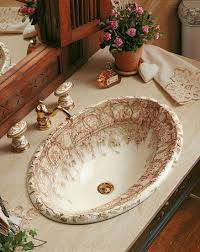 Briar Rose Floral Painted Sink Fairy Tale Home Decor This Is The Sink I Want For My Half Bath Bathroom Sink Fairytale Decor Sink