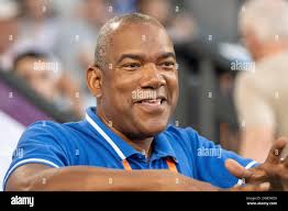 Alexandre Navas Paez (Cuba), coach of pole vaulter Roberta Bruni (Italy),  at European Athletics Championships Roma 2024, Olympic Stadium, Rome, Italy  Stock Photo