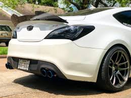 Custom Wicker Bill And Tail Lights Genesis Coupe Wicker