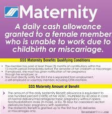 Currently, you'll qualify for maternity pay if: Sss Maternity Benefits Qualifying Conditions Amount Of Benefits