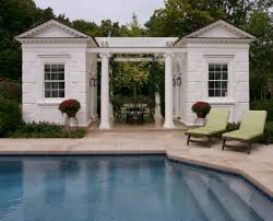 Larger cabana roofs can also be used for. Small Pool Cabana Houzz