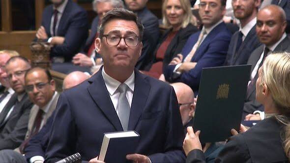 GB News issues massive blow to Burnham hours after Westminster arrival | TV & Radio | Showbiz & TV | Express.co.uk