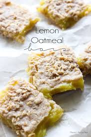Lemon Oatmeal Bars Mandy S Recipe Box Recipe Dessert Recipes Easy Oatmeal Dessert Recipes