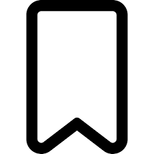 Download Free Bookmark Outline Icon