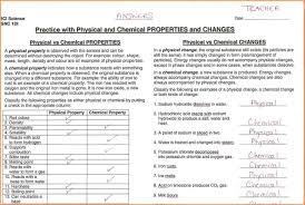 12 Changes In Matter Worksheets 2nd Grade Physical And Chemical Properties Chemical Changes Chemical And Physical Changes