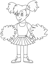 Makeover models with new and stylish hairstyles, apply makeup and change the backgrounds. Cheerleading Coloring Pages Birthday Printable