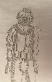 Check spelling or type a new query. Old Deep Sea Diving Suit Drawing