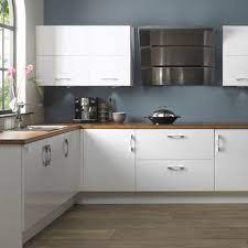 Howdens 3m x 22mm square edge grey oak effect laminate worktop. Haggeby White Small White Kitchens Glossy Kitchen Ikea Kitchen