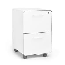 Nearly all huge office shops have discounted two drawer metal filing cabinets. Stow 2 Drawer File Cabinet Rolling Poppin