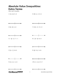 Our premium worksheet bundles contain 10 activities and answer key to challenge your students and help them understand each and every topic within their grade level. Solving Inequalities Edboost