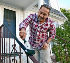 The front porch railing is one of the first things people see when they look at your house, and it can make a lasting impression. How To Repaint A Rusty Metal Hand Rail This Old House