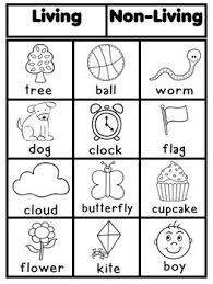 Living And Nonliving Science Worksheets First Grade Worksheets Living And Nonliving