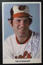Tim Stoddard 1978-83 Baltimore Orioles Autographed 3x5 Signed Postcard Photo