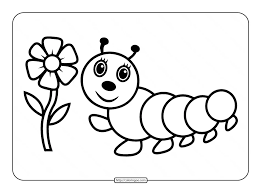 Download and print our coloring pages, birthday party decorations, and activities! Printable Caterpillar Coloring Page For Kids Caterpillar Coloring Page Caterpillar Drawing Coloring Pages