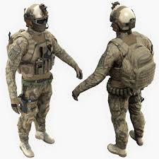 3d Model Special Force Soldier Character Special Force Soldier 3d Model