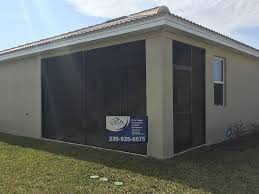 There's no need for an aluminum overhead structure. Under Truss Screen Enclosure Gulf Coast Aluminum