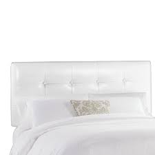 Mar 27, 2020 · besides, white isn't just one color—from clean, pure white to creamy antique white and every shade of white in between, you can layer varying shades in lots of different textures to create an interesting look. Dolce Faux Leather Headboard Classico White Twin Skyline Furniture Target