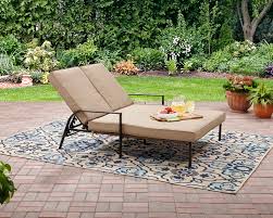 Big enough for two people or a litter of puppies. Mainstays Braddock Heights Ii Double Chaise Lounge Seats 2 Walmart Com Walmart Com