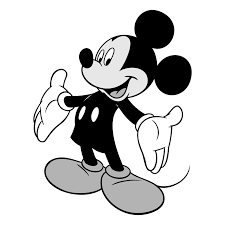 Number, black, white, mouse, mickey. Mickey Mouse Logo Black And White Brands Logos